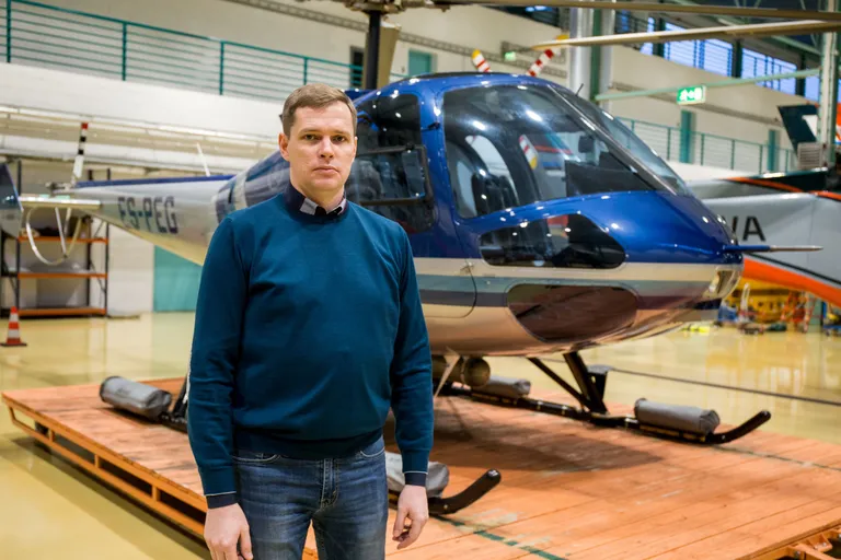Lennusalga juhi Kalmer Süti sõnul on Enstrom hästi hoitud.
