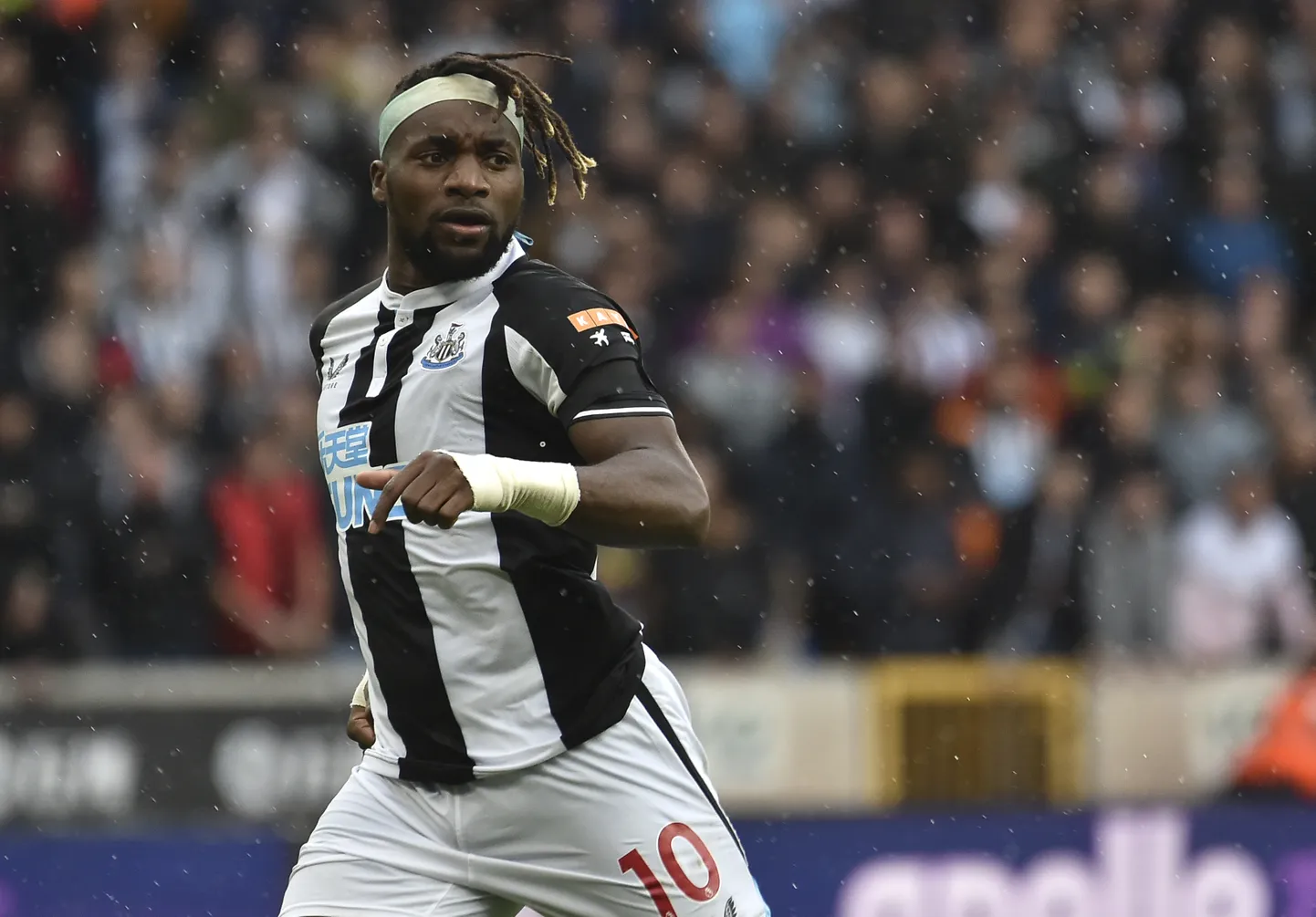 Newcastle Unitedi ründaja Allan Saint-Maximin.