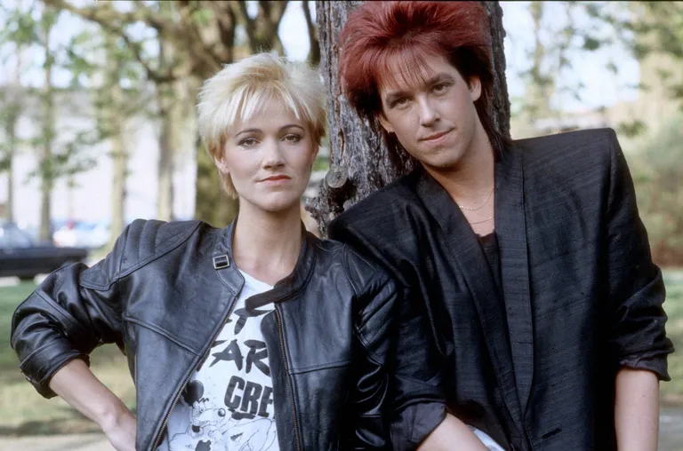 Marie Fredriksson ja Per Gessle 1987.
