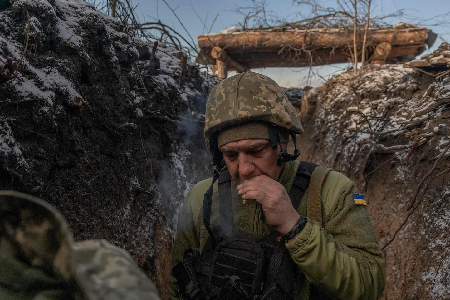 Ukraina sõduri Harkivi oblastis Kupjanski lähistel.