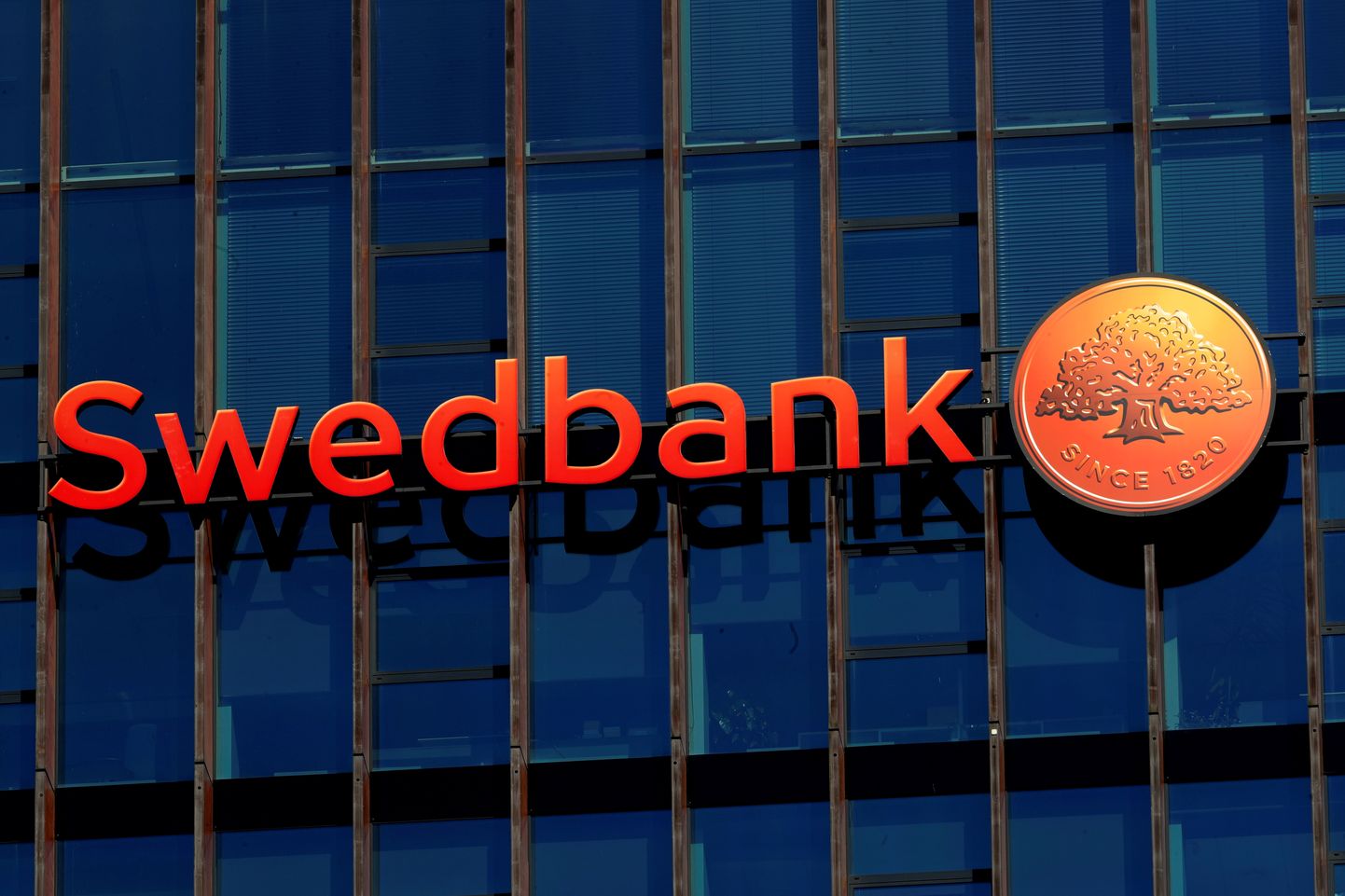 Swedbanki logo. Pilt on illustratiivne.