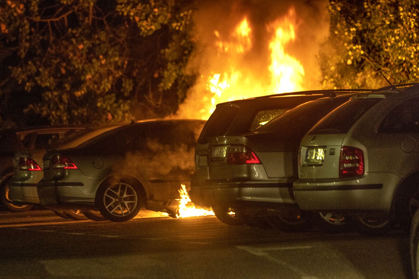 Ööl vastu teisipäeva süüdati Rootsis sadakond autot.