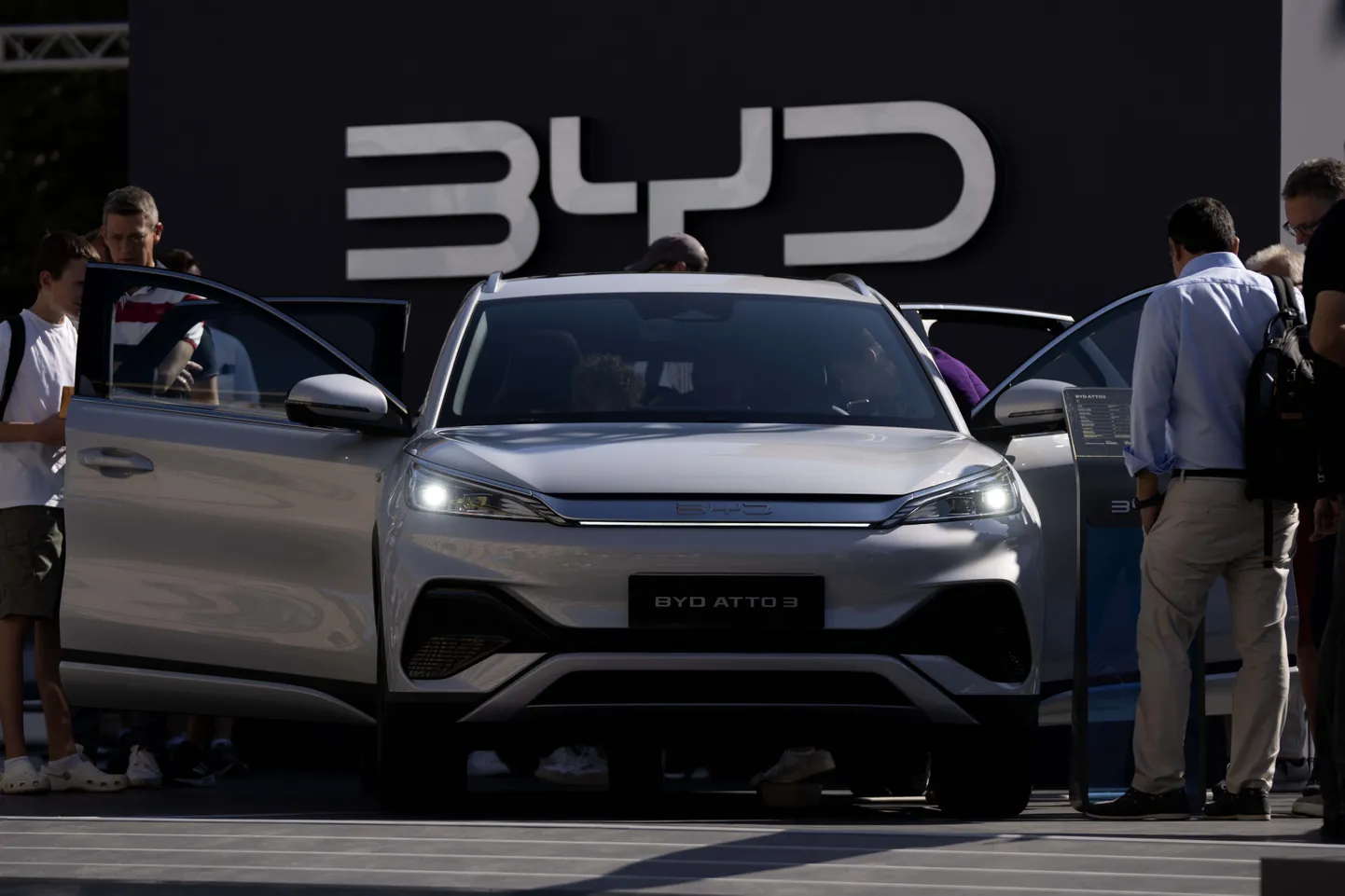 BYDi elektriauto ATTO 3 rahvusvahelisel automessil Münchenis.
