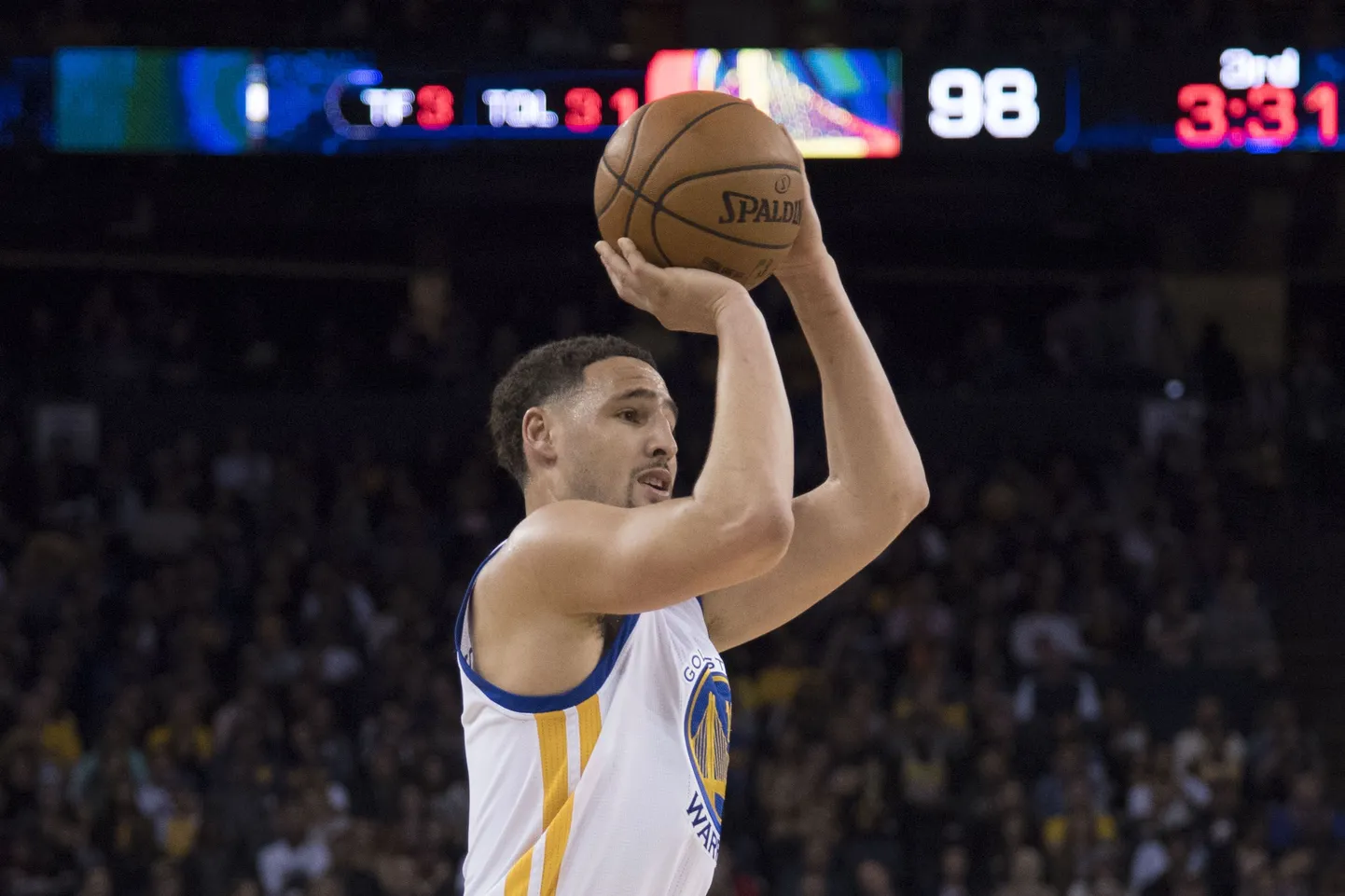 Klay Thompson oli jälle pidurdamatus hoos.