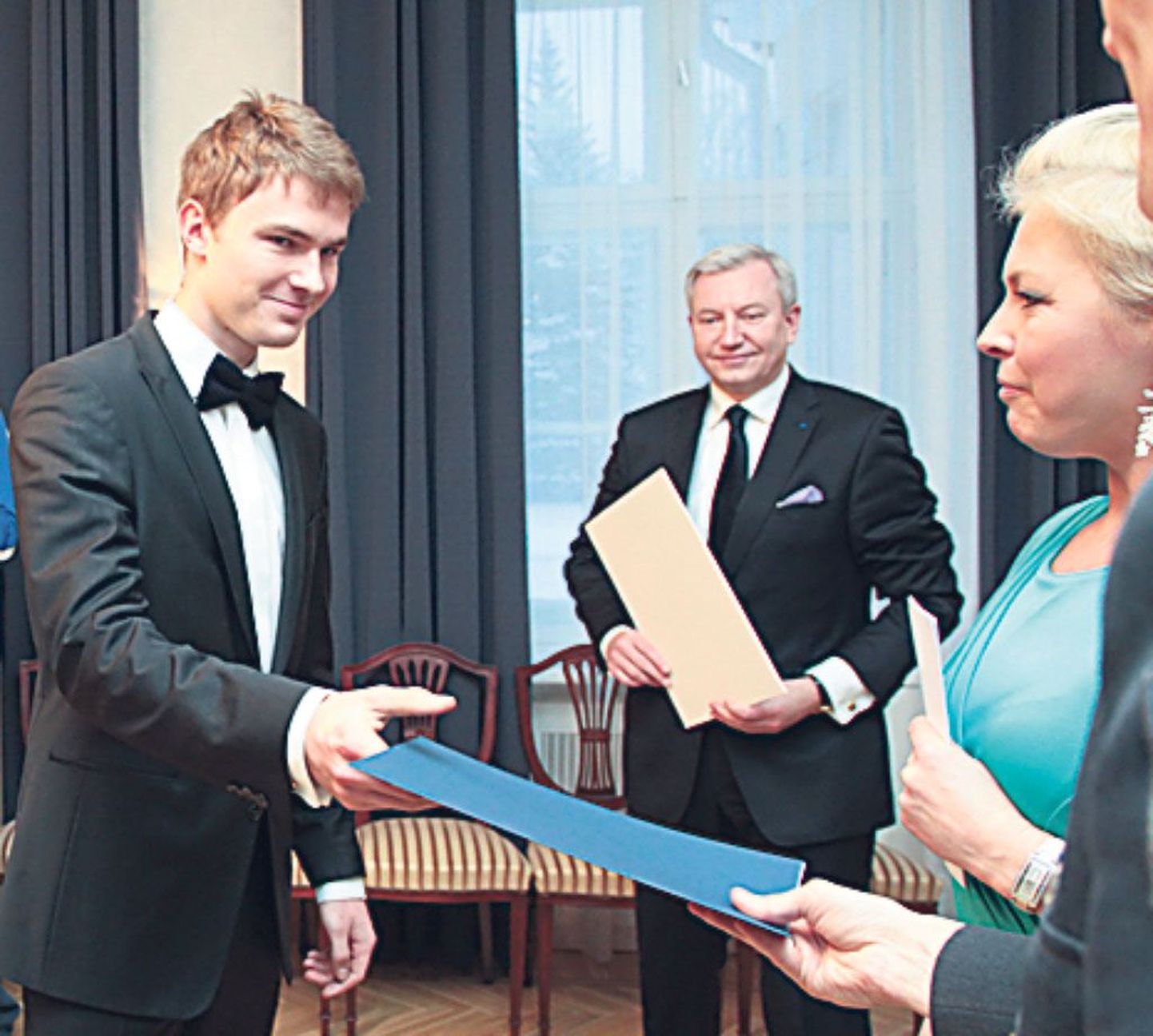 Üks presidendiproualt auhinna saanu oli sõudja Jüri-Mikk Udam.