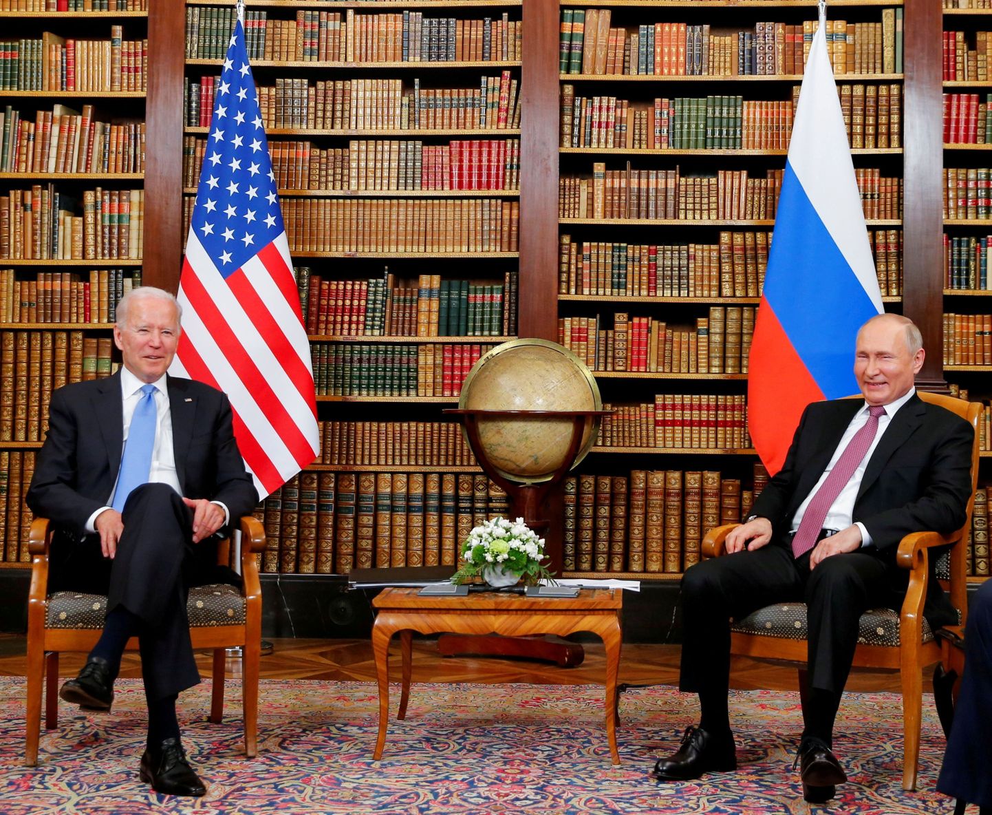 Встреча Джо Байдена и Владимира Путина.