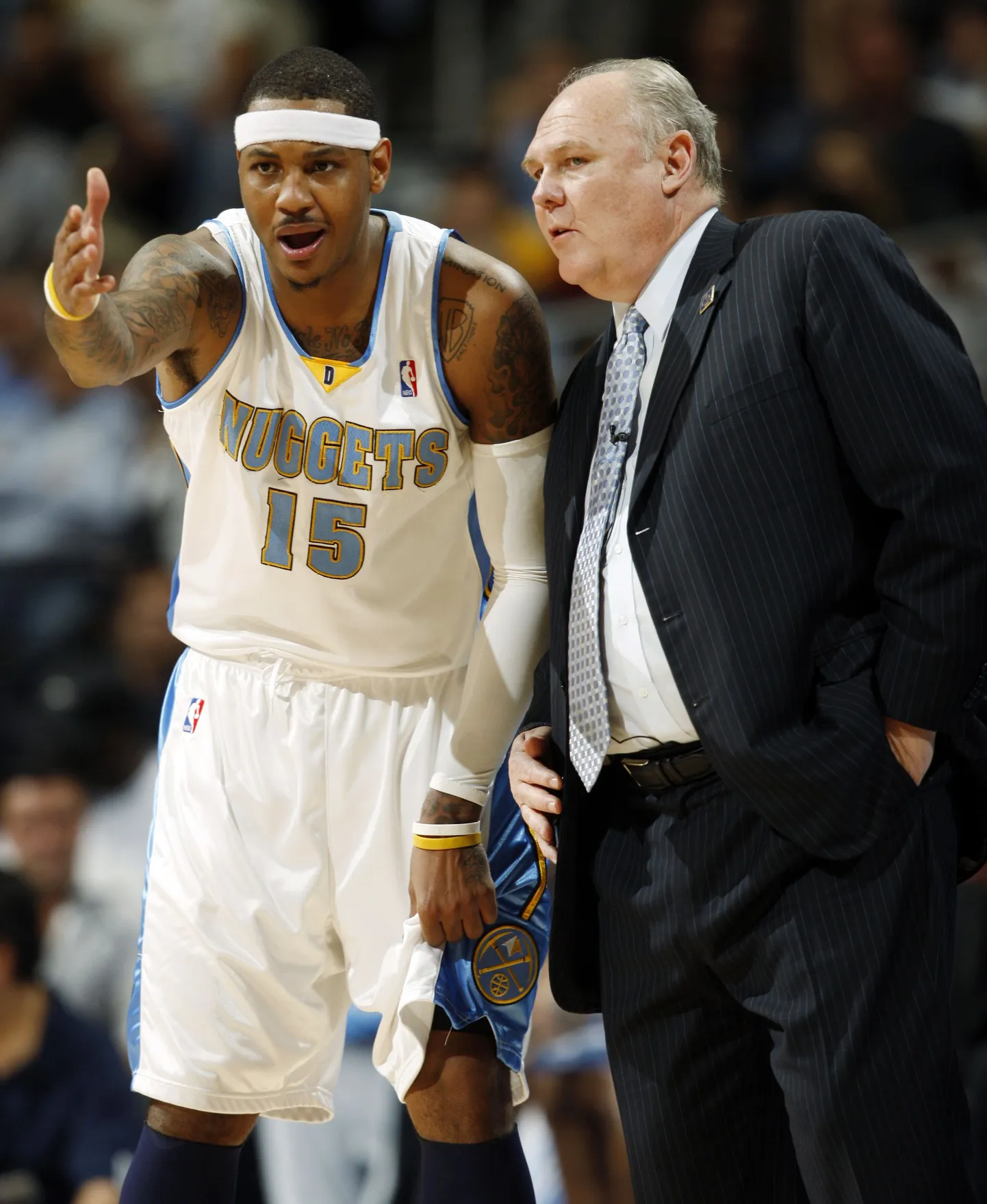 Carmelo Anthony ja George Karl 2009. aastal.