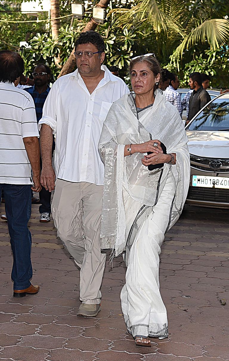 Bollywoodi näitlejanna Dimple Kapadia ja režissöörist abikaasa Rahul Kapadia 30. mail 2019