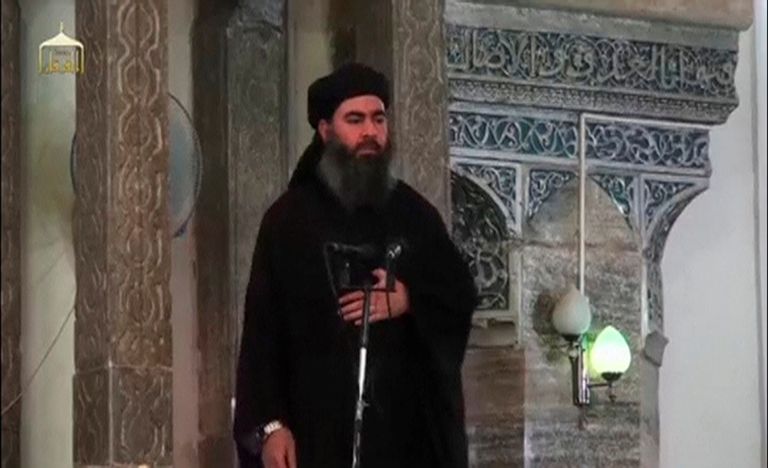 Islamiriigi liider Abu Bakr al-Baghdadi 2014. aasta videokaadris