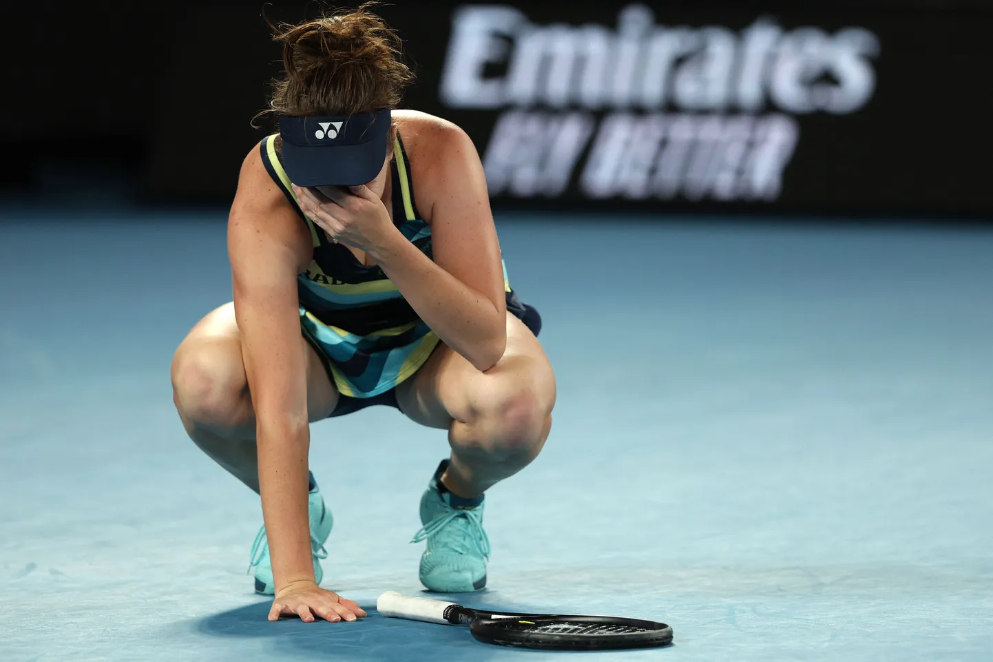 Linda Noskova sepistas suurel slämmil üllatuse.