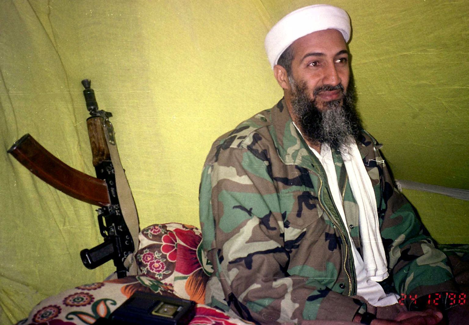 Al-Qaeda liider Osama bin Laden 1998