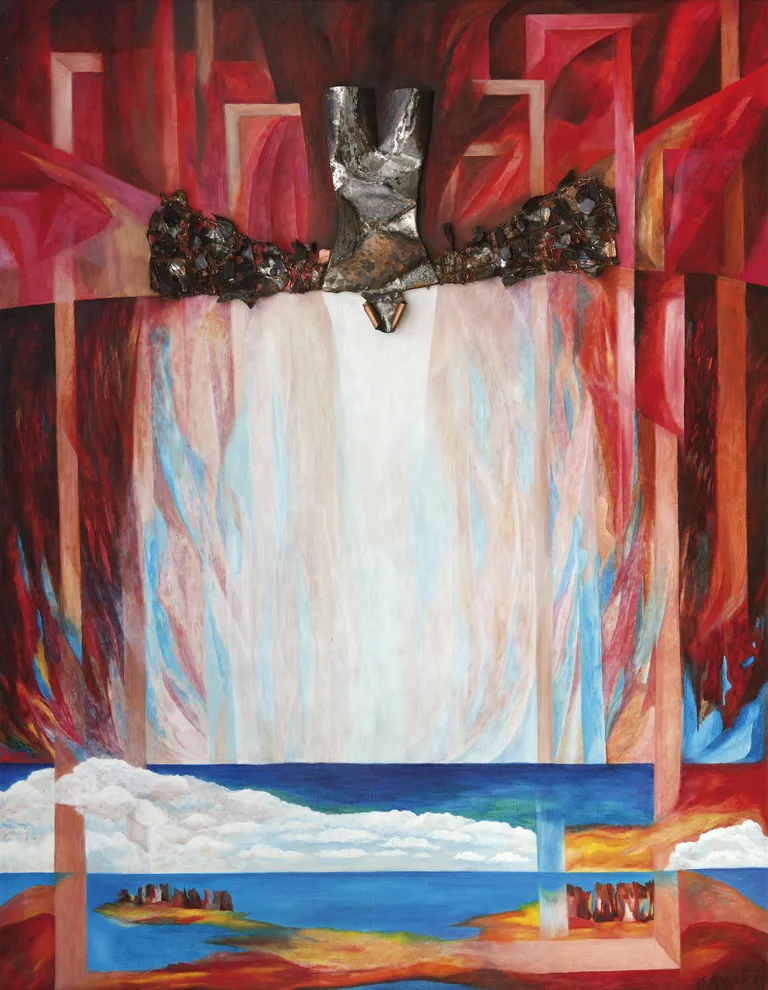 Jüri Arrak «Ikaros» 1968. Õli. Margus Punabi ­kogu.