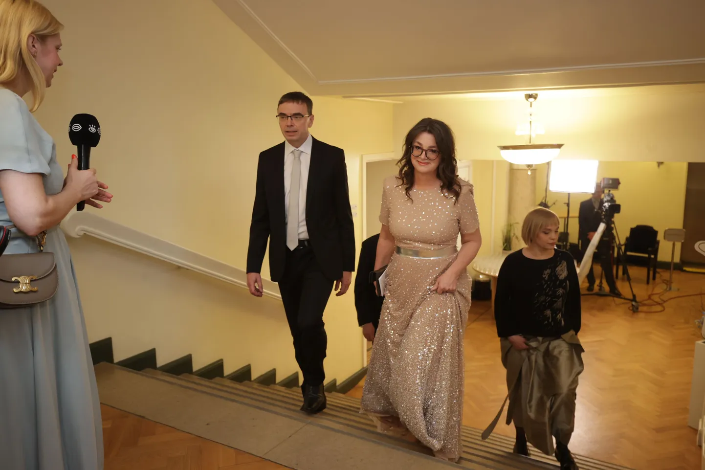 Sven Mikser koos abikaasaga.
