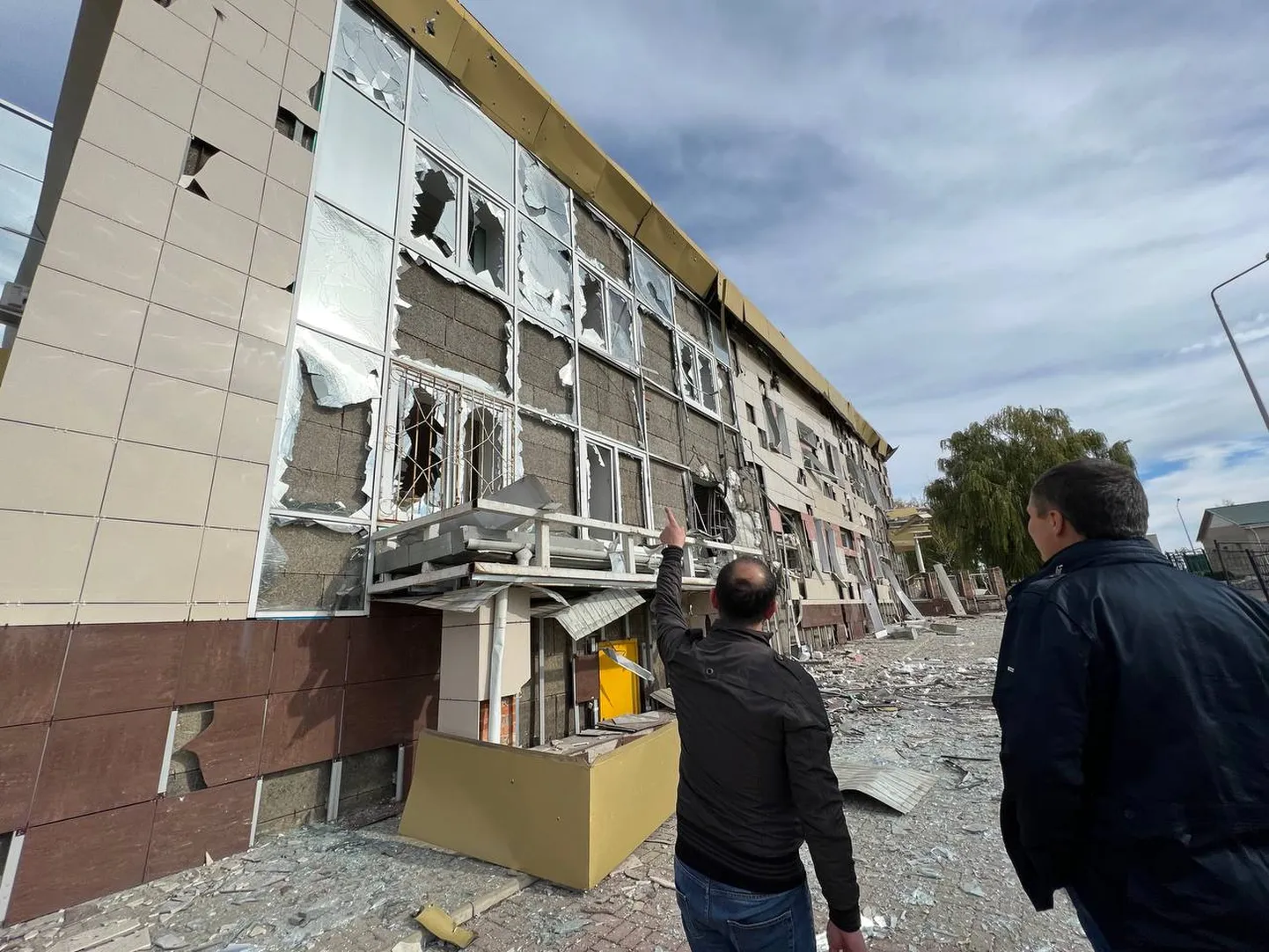 Обстрел города Шебекино.