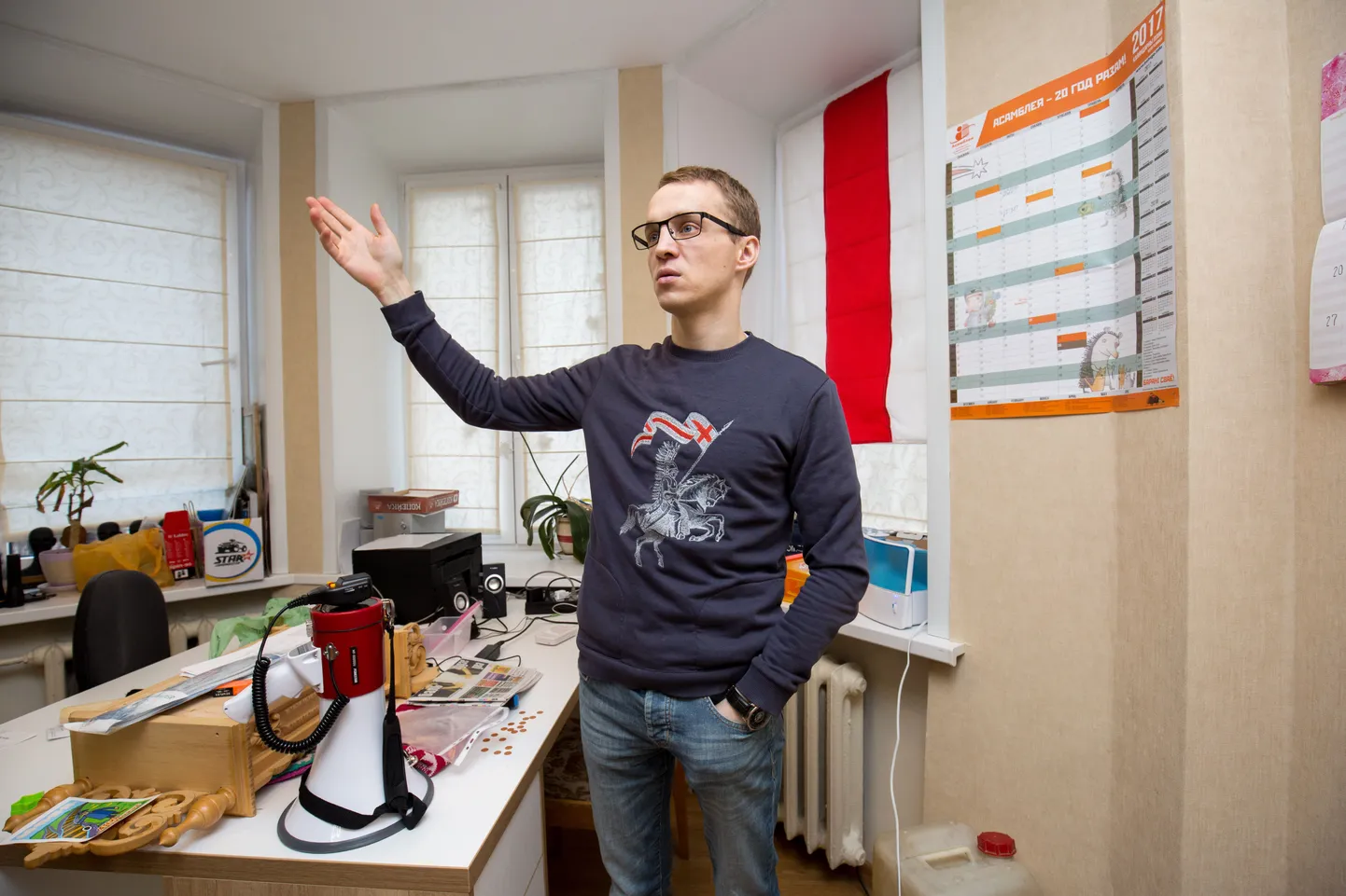 Zmitser Daškevitš on rahvuslike vaadete pärast vangis istunud ning alles eilegi vabanes ta kolmepäevasest arestist.