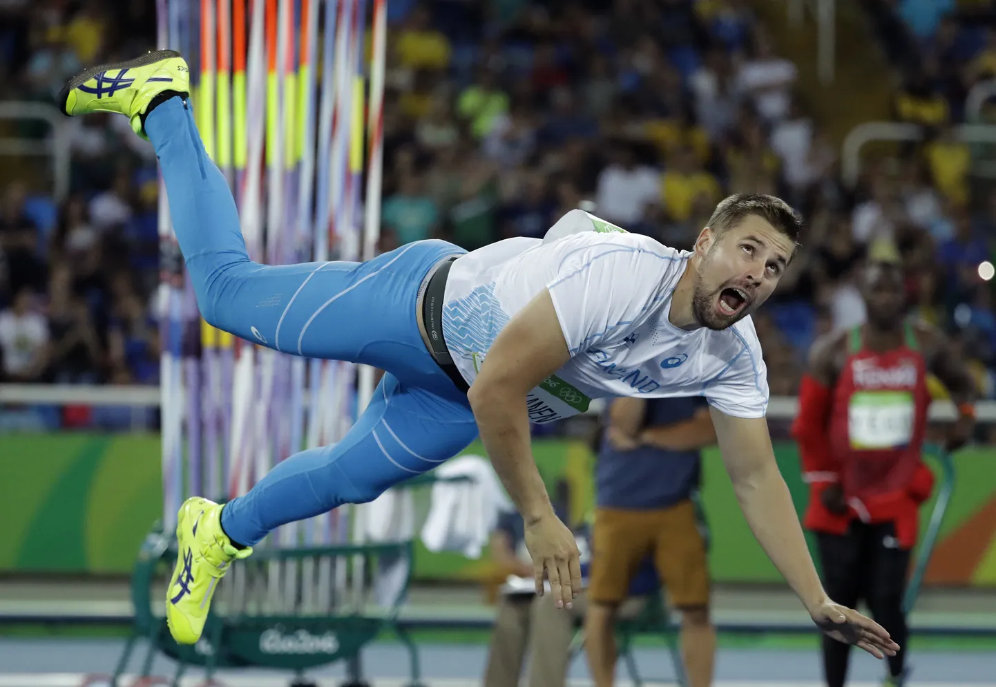 Antti Ruuskanen Rio olümpial.