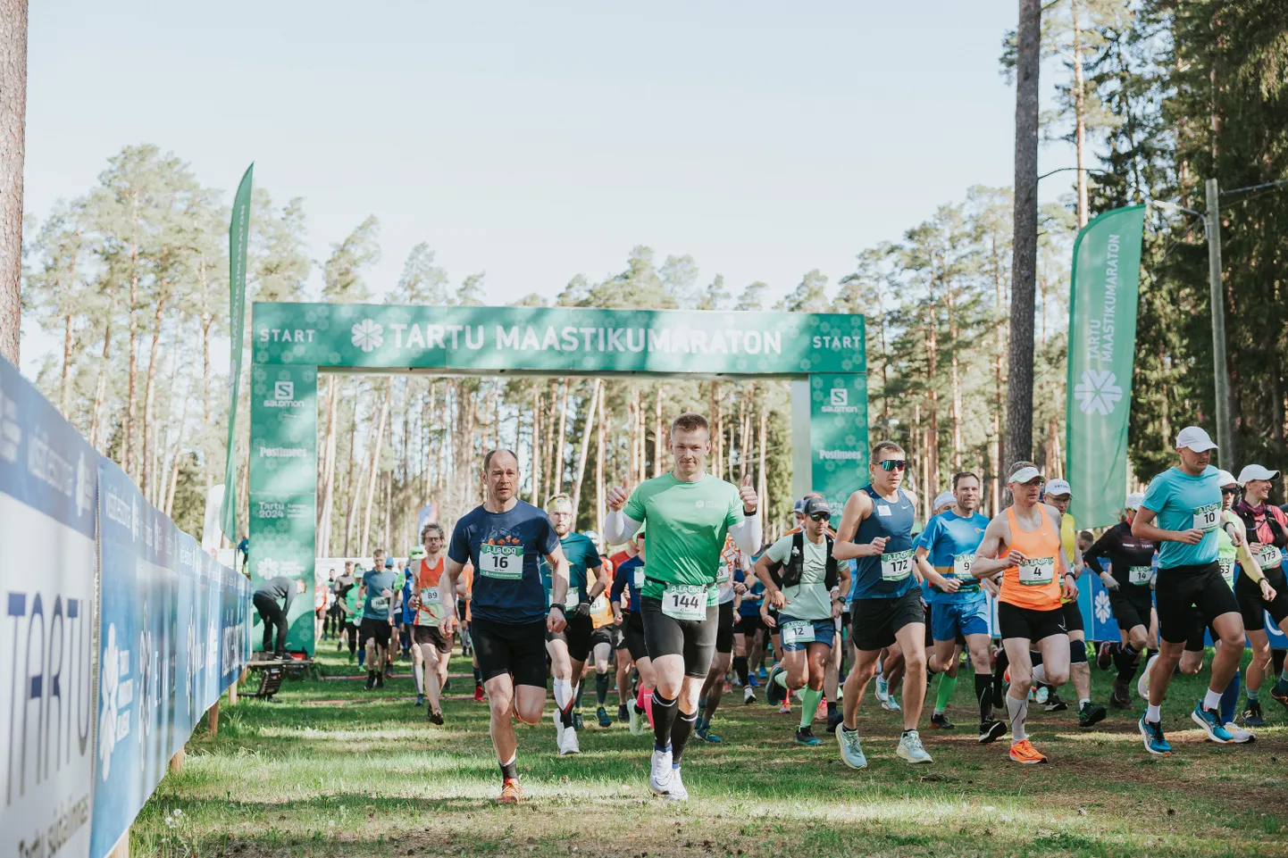 Tartu maastikumaratoni start 2024.