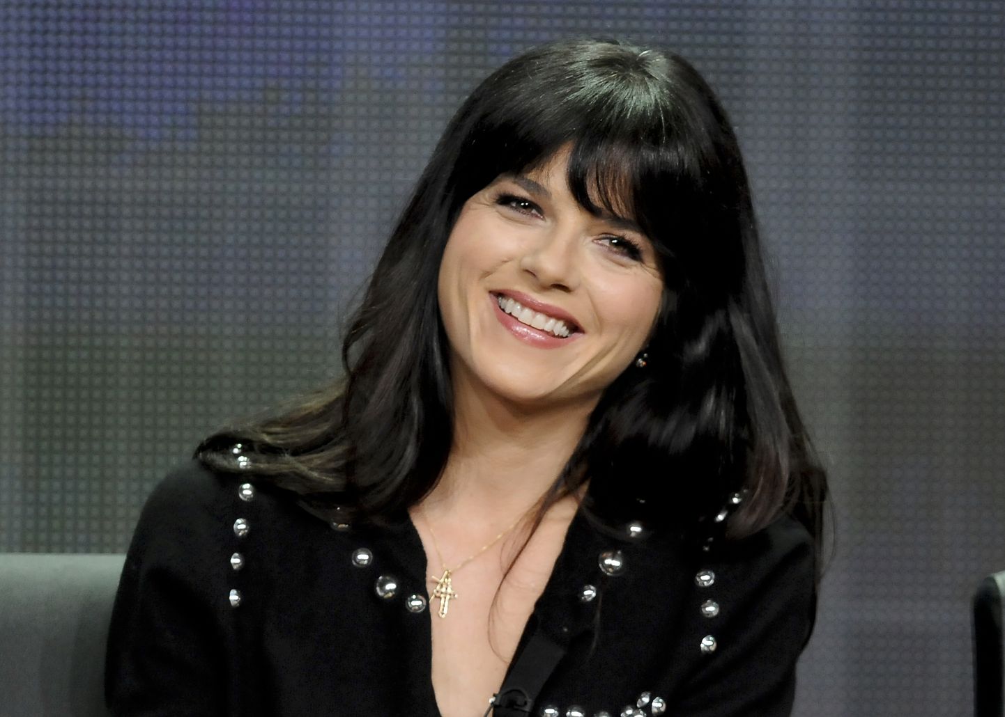 Actress Selma Blair from the FX show "Anger Management" takes part in a panel discussion at the FX Networks session of the 2012 Television Critics Association Summer Press Tour in Beverly Hills, California, July 28, 2012. REUTERS/Gus Ruelas (UNITED STATES - Tags: ENTERTAINMENT)