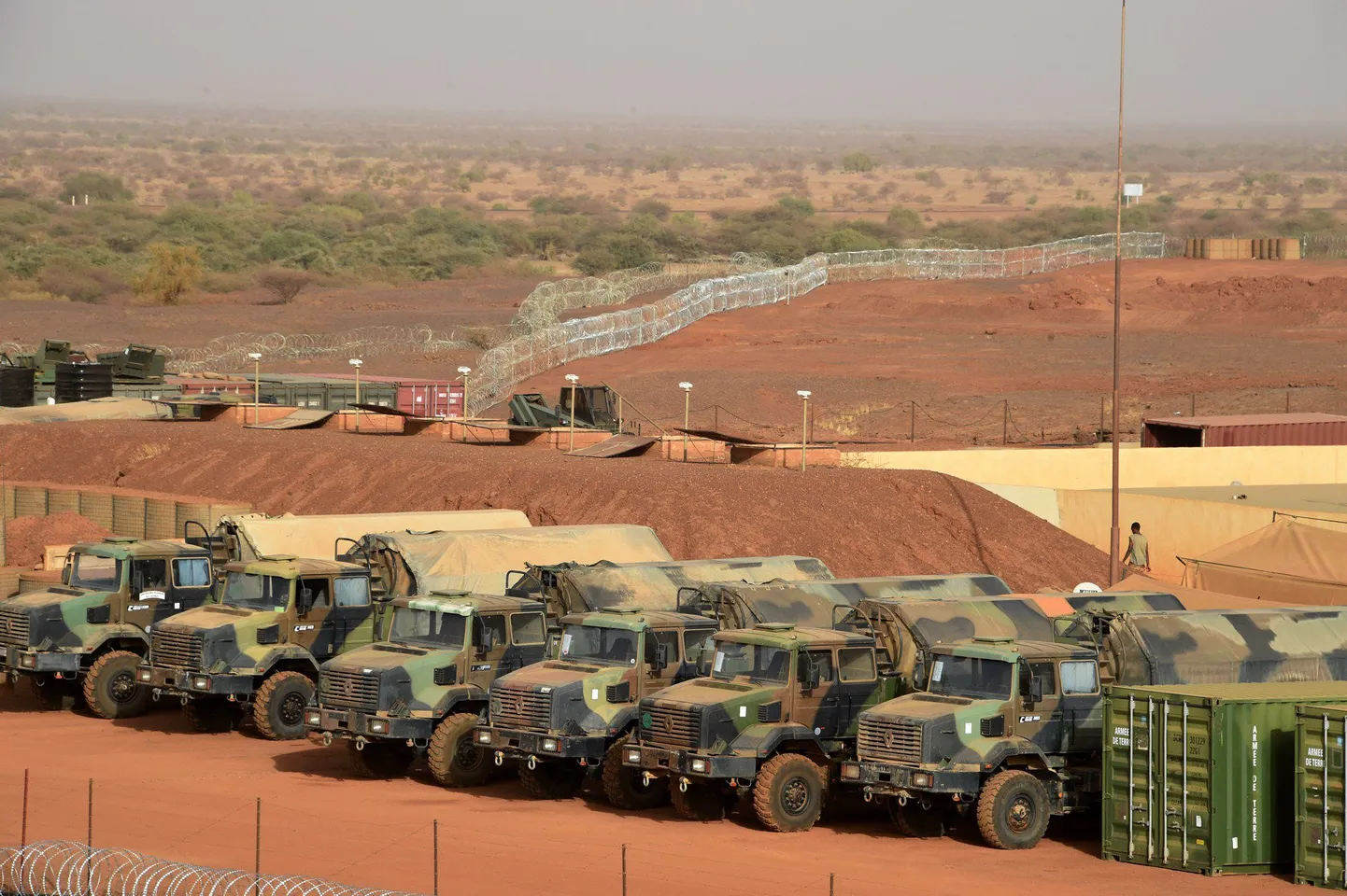 Европейская военная база в Мали. Иллюстративное фото.