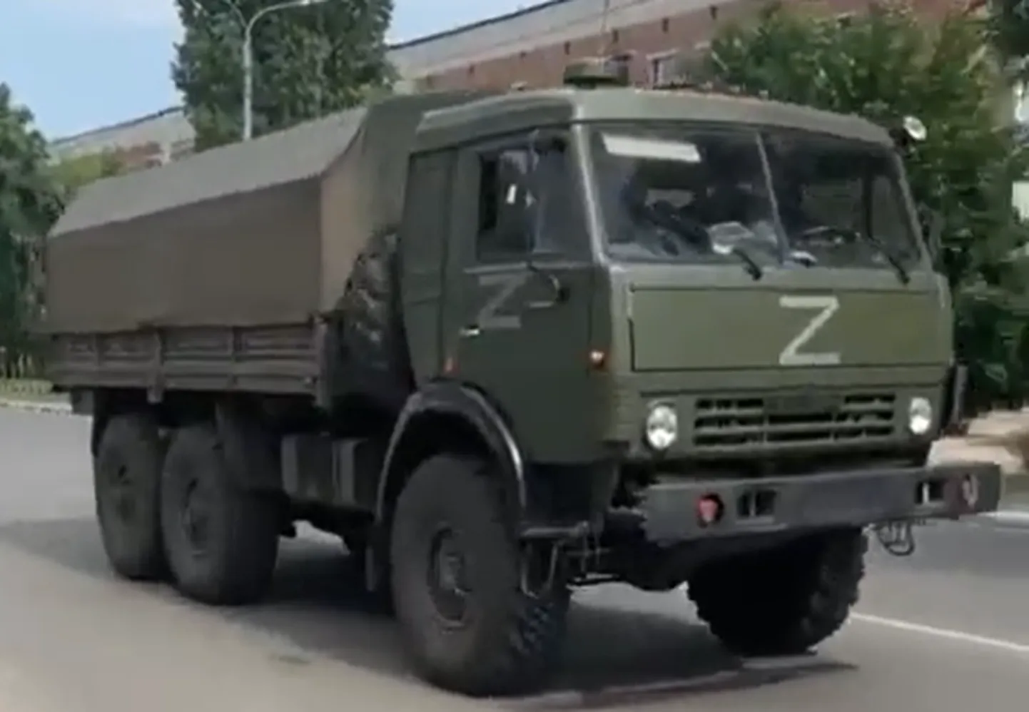 Колонна "Ахмата" под Ростовом-на-Дону