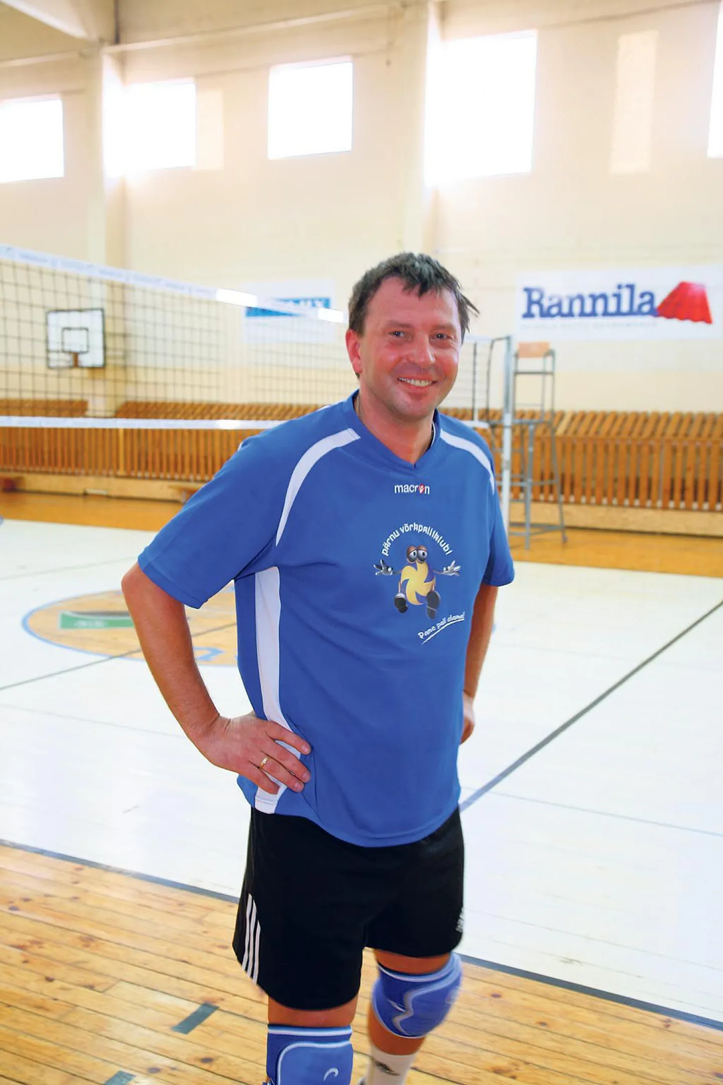 Villu Voogel ei ole võrkpallis üksnes klubijuhi, vaid ka Audru meeskonna mängijana.