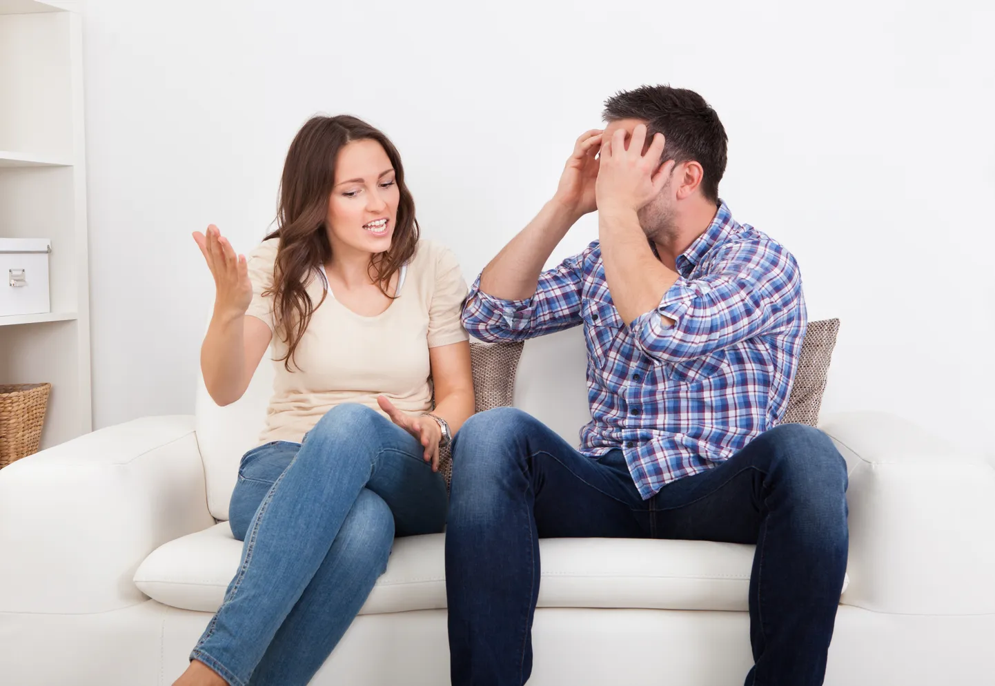 Young Couple Quarreling