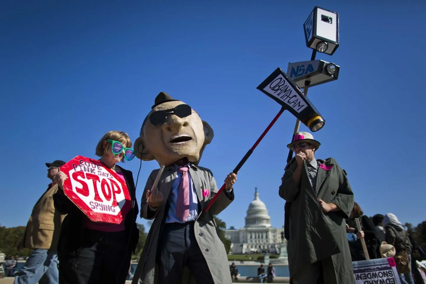 Washingtonis NSA luuretegevuse vastu korraldatud meeleavaldus.