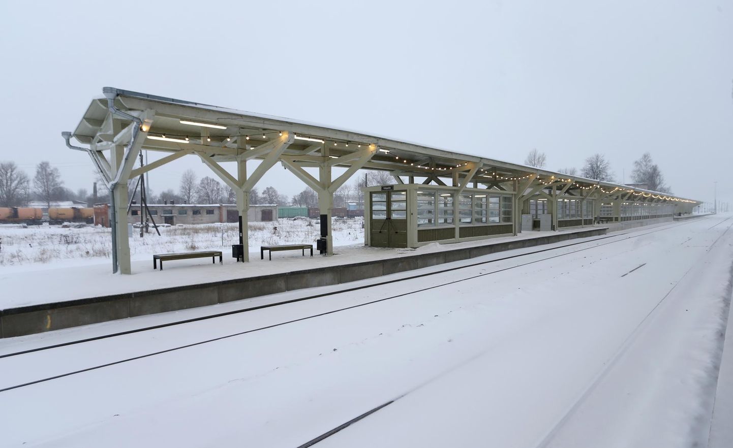 Perroon Tartu rongijaamas. Foto on illustreeriv.