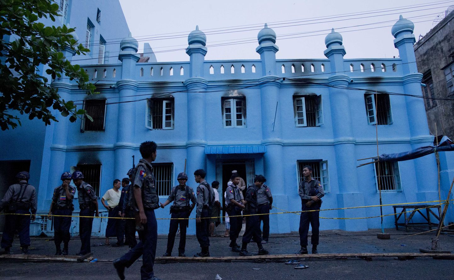 Mošee Birmas Yangonis, kus põlengus hukkus vähemalt 13 last