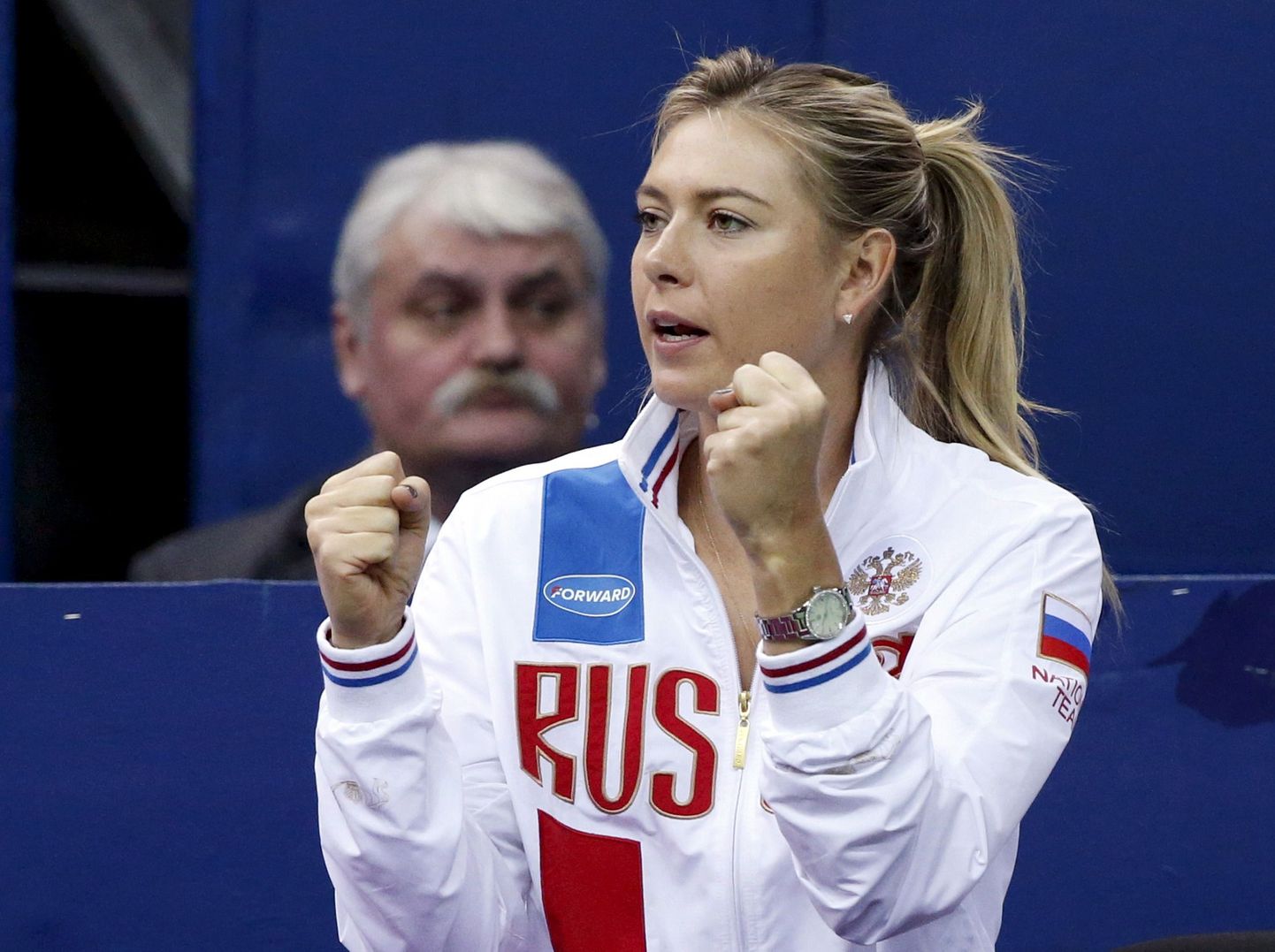 Maria Šarapova tänavu veebruaris Venemaa koondise dressis Fed Cupil.
