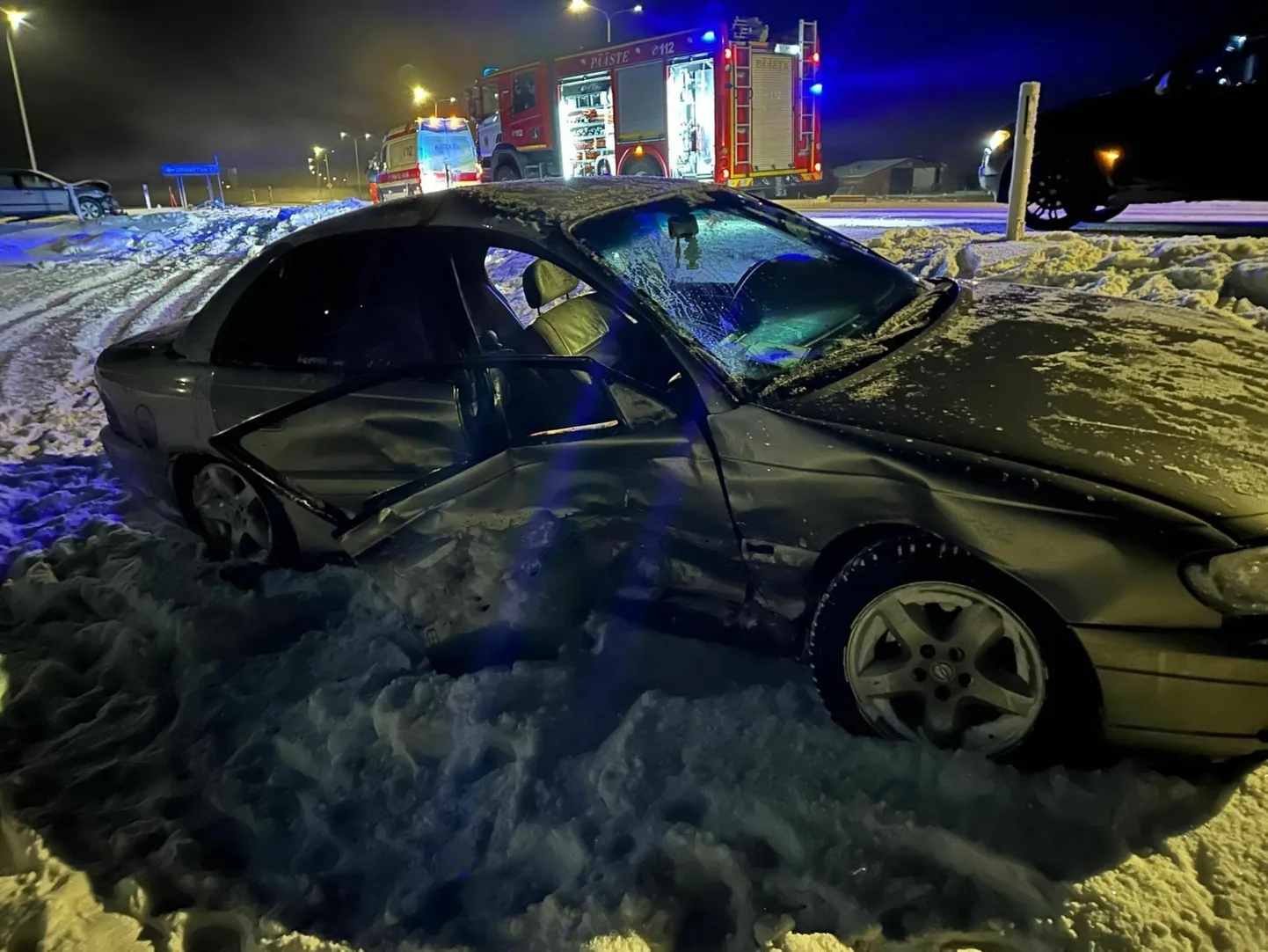Peateel liikunud Subaru sõitis Opelile sisse kõrvalistujapoolsest küljest. Kiirabi vaatas kaasreisijaks olnud meesterahvas kohapeal üle ja temaga oli kõik korras.