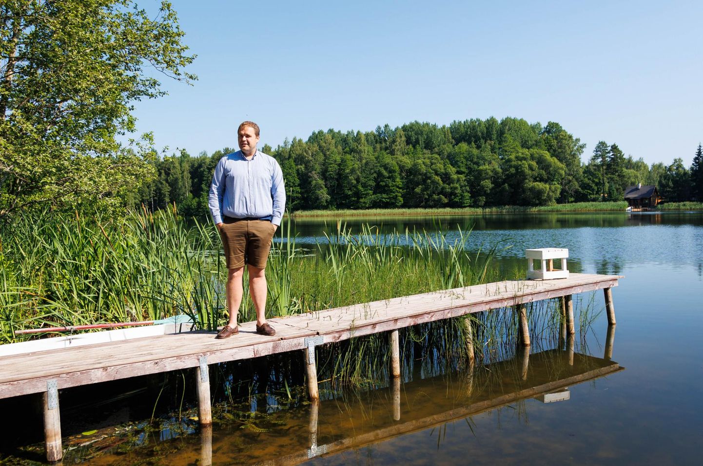 Kiidjärve kaldal asuva Tamme Traube talu peremees Karl Feigenbaum ütleb, et just järve olemasolu sai määravaks tema talus toimetama hakkamise otsuses.