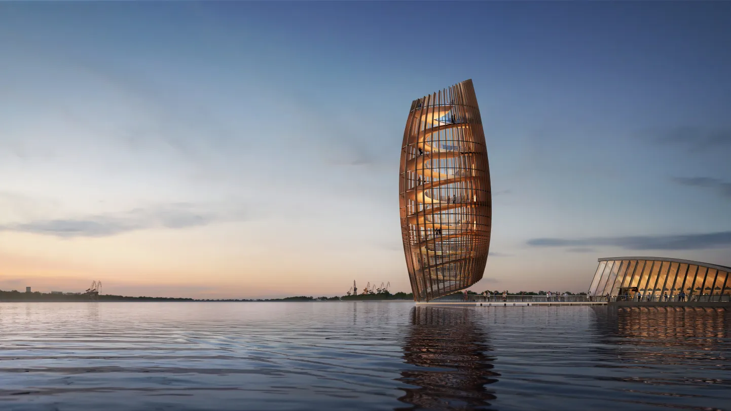 Neviennozīmīgi vērtēts Apvienoto Arābu Emirātu investors Rīgā atklāj modernu krastmalas attīstības projektu