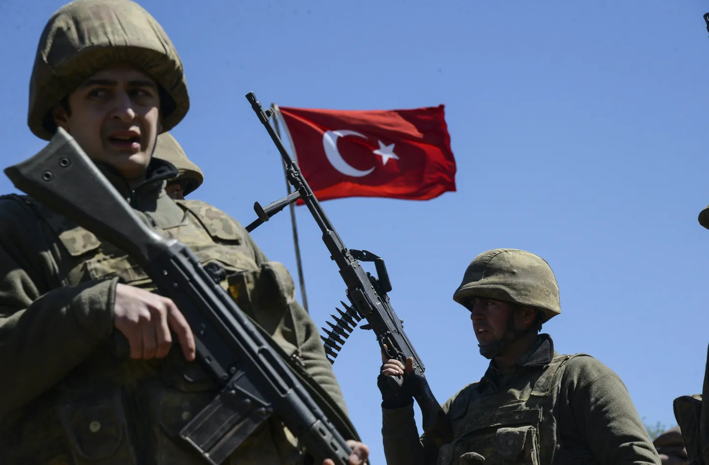 Türgi sõdurid.