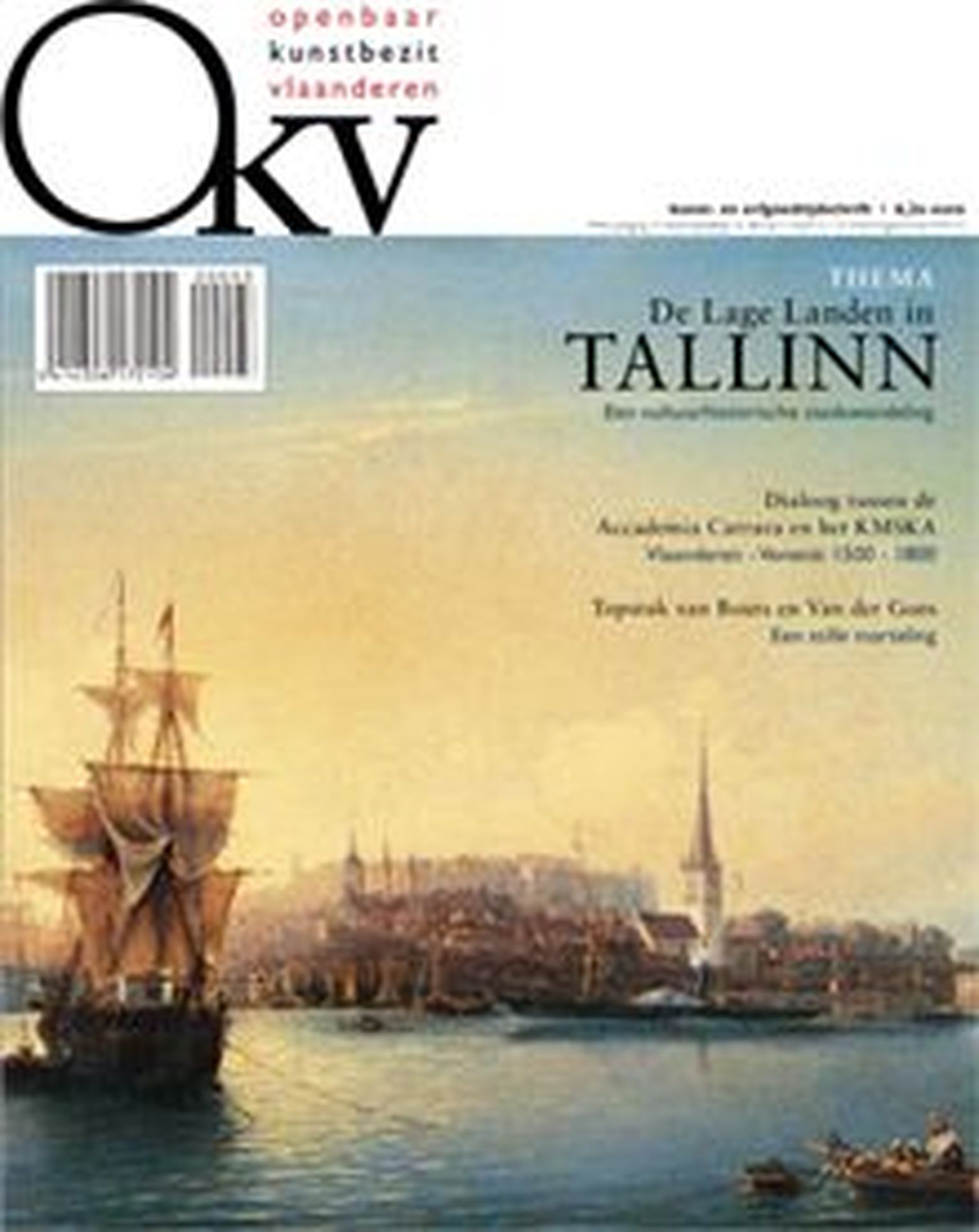 Belgia maineka ajakirja OKV Eestile pühendatud numbri esikaas