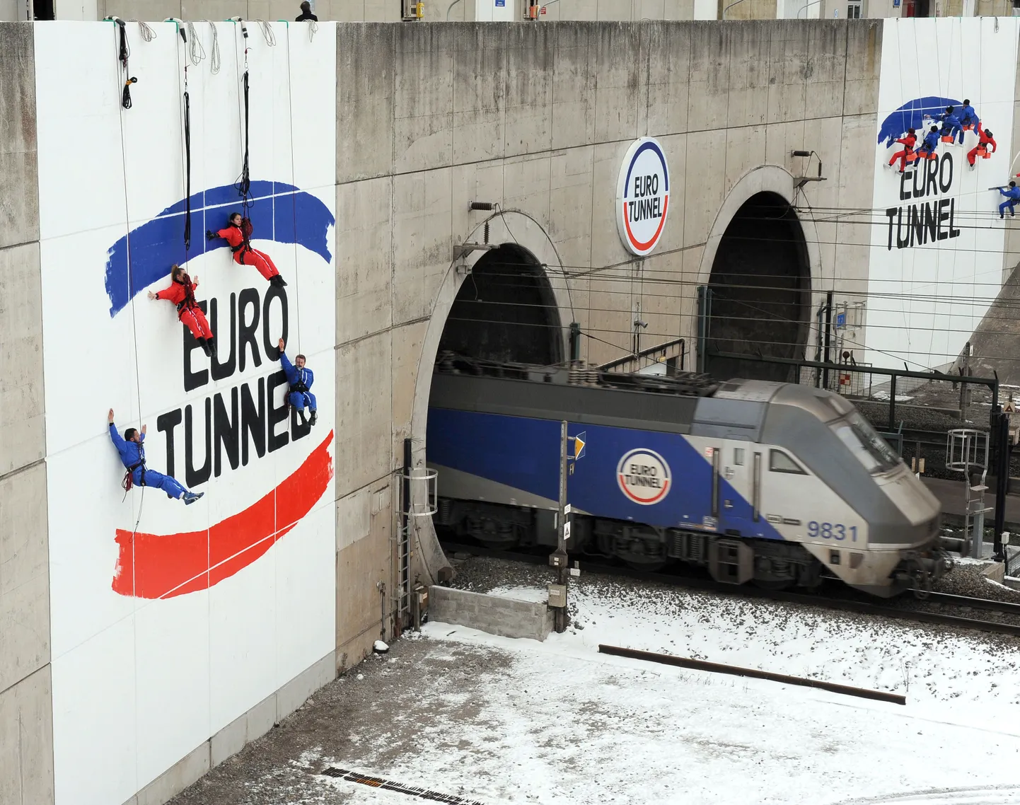 Tunneli Prantsusmaa-poolne ots Coquellesis