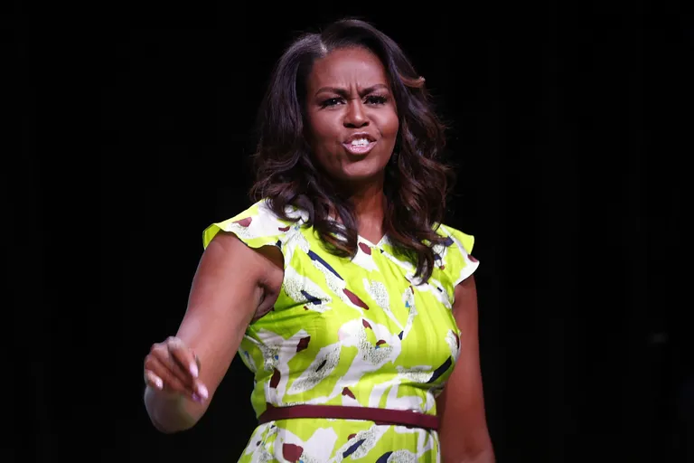 Endine esileedi Michelle Obama juunis 2018 Louisianas New Orelansis rääkimas oma elulooraamatust, mis nüüd ilmus