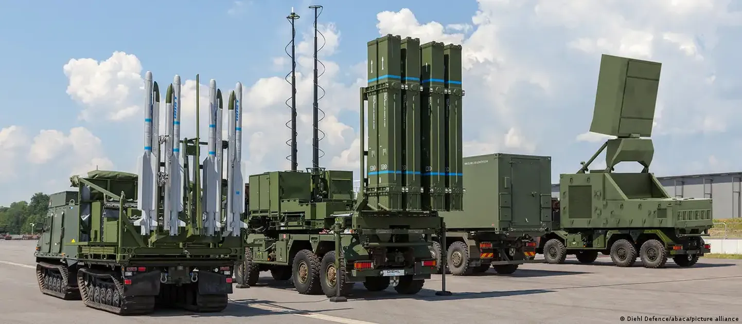 Немецкий зенитный ракетный комплекс IRIS-T SLM