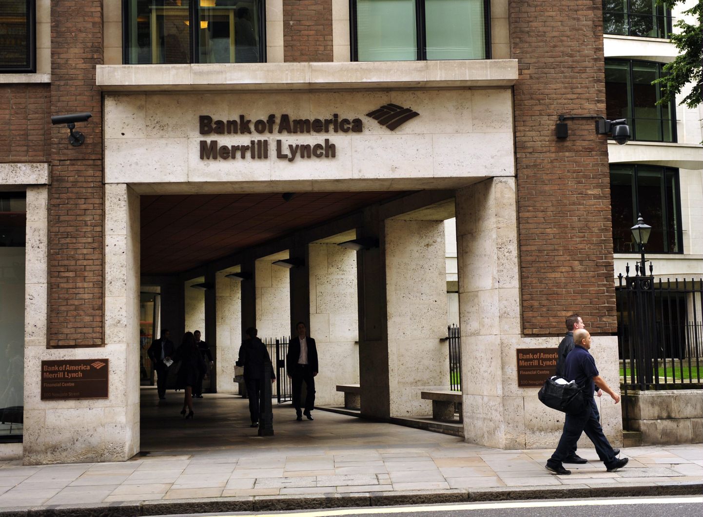 Bank of America Suurbritannia osakonna peakorter Londonis.
