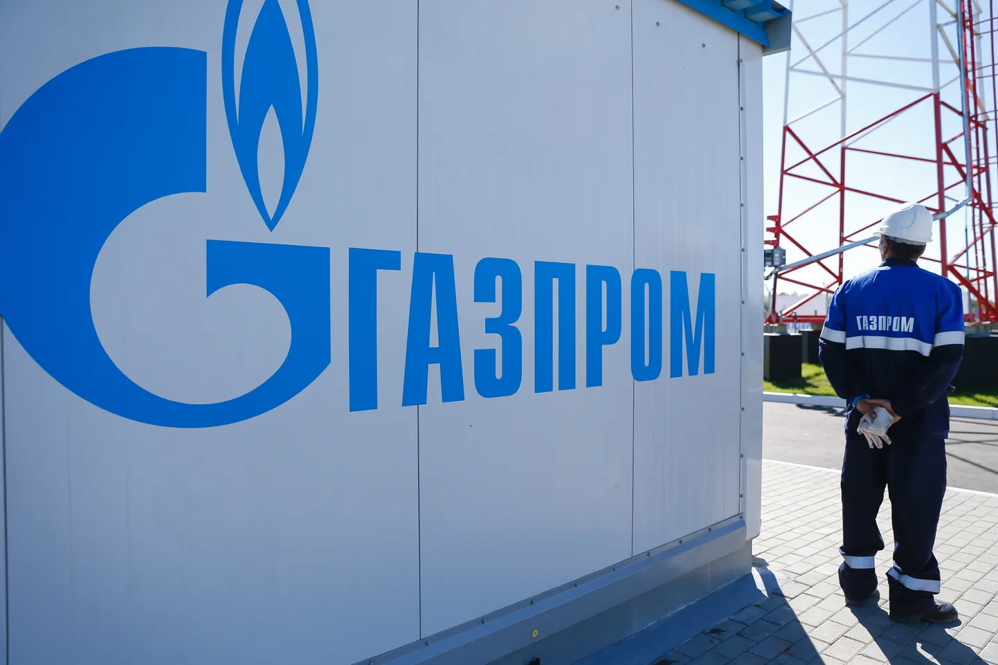 Автоматическая газораспределительная станция, построенная компанией «Газпром» в Калининградской области.