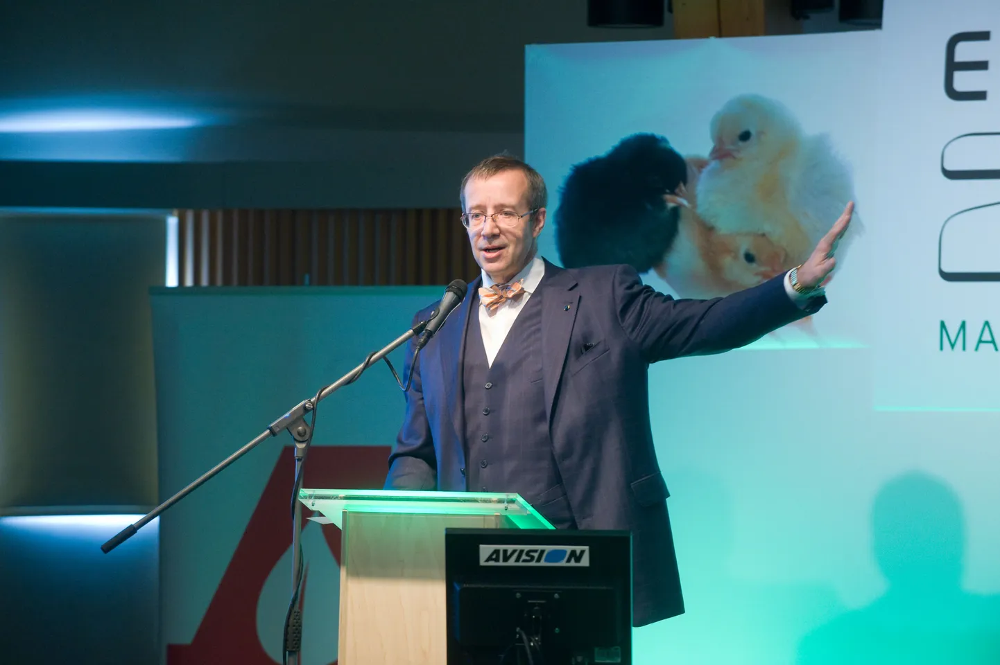 President Toomas Hendrik Ilves täna toimuval arengufoorumil.