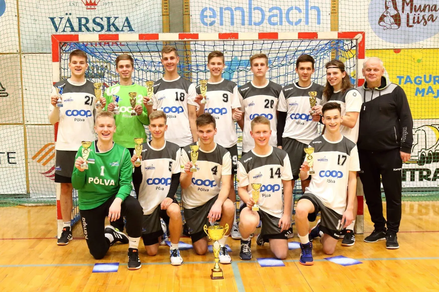 Eesti A-klassi karikavõitja on Põlva spordi­kool.