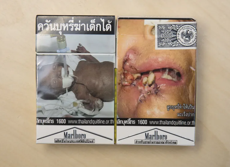 Sellised pildid ilutsevad Tais Marlboro suitsupakkidel. Foto: