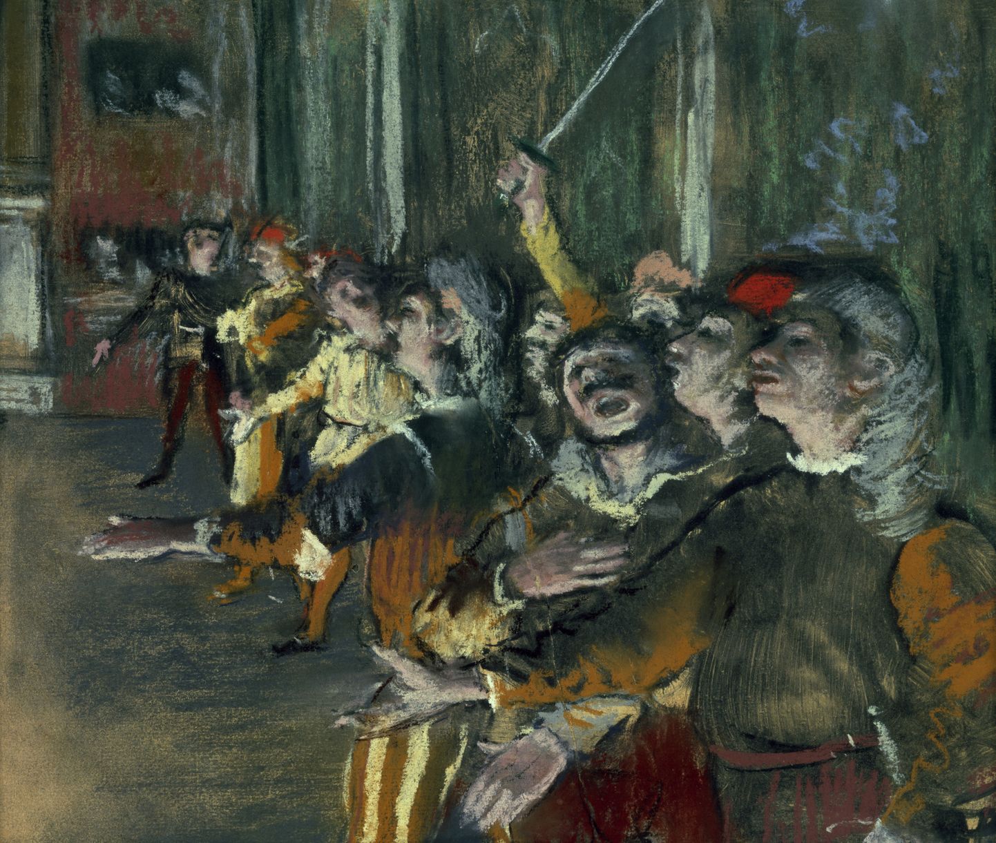 Degas' maal  «Les Choristes»