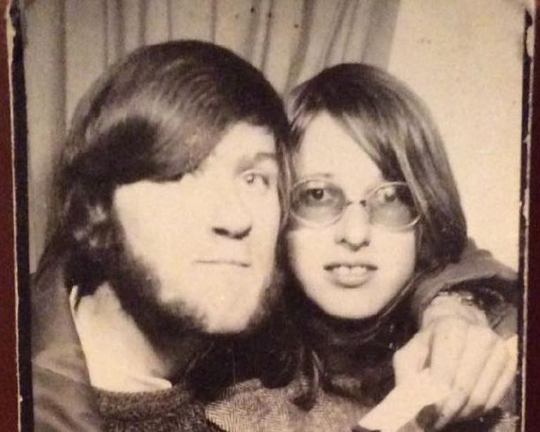 Adrian Pearce ja ta kallim Vicki 1970. aastal