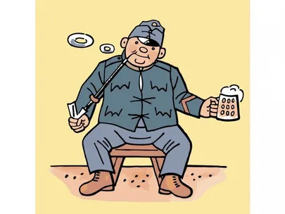 Vahva sõdur Švejk. Illustratsioon raamatust.