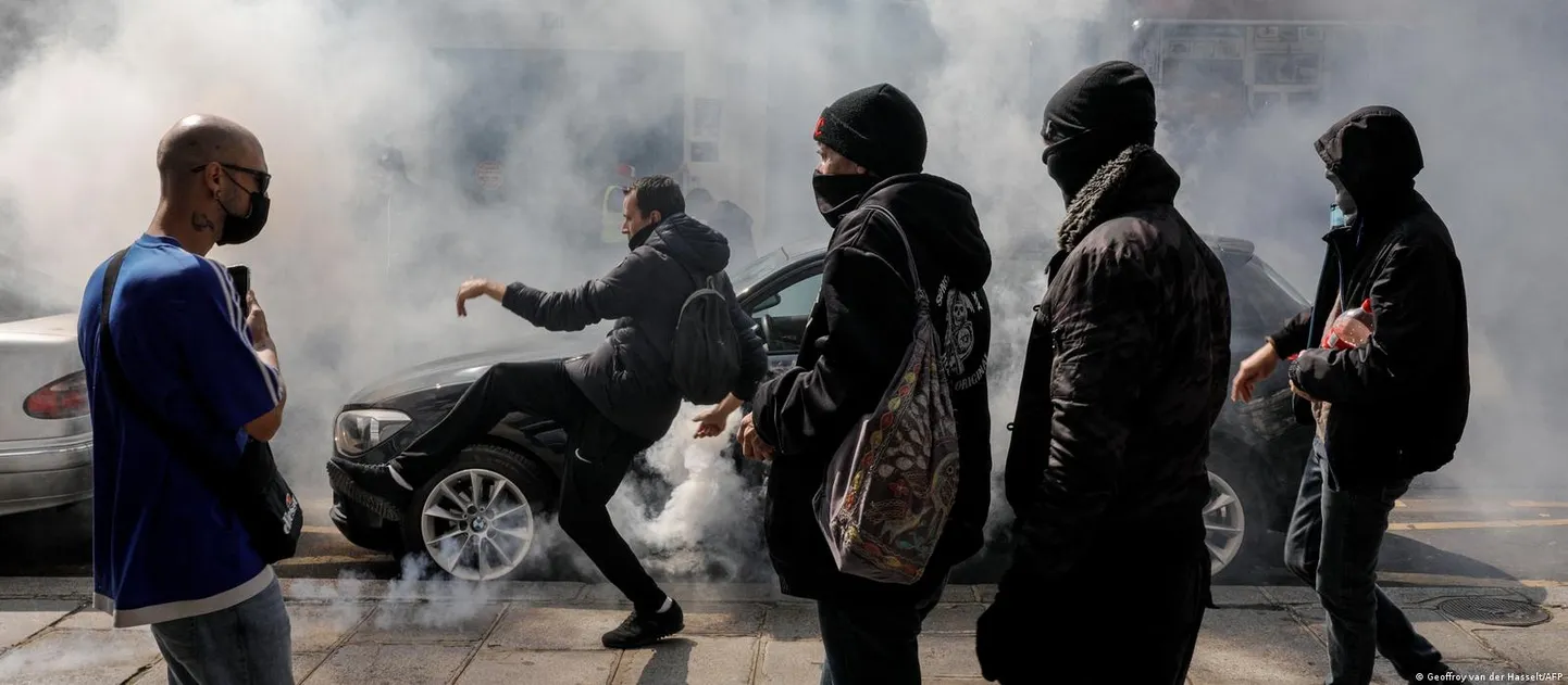 Протесты во Франции (фото из архива)