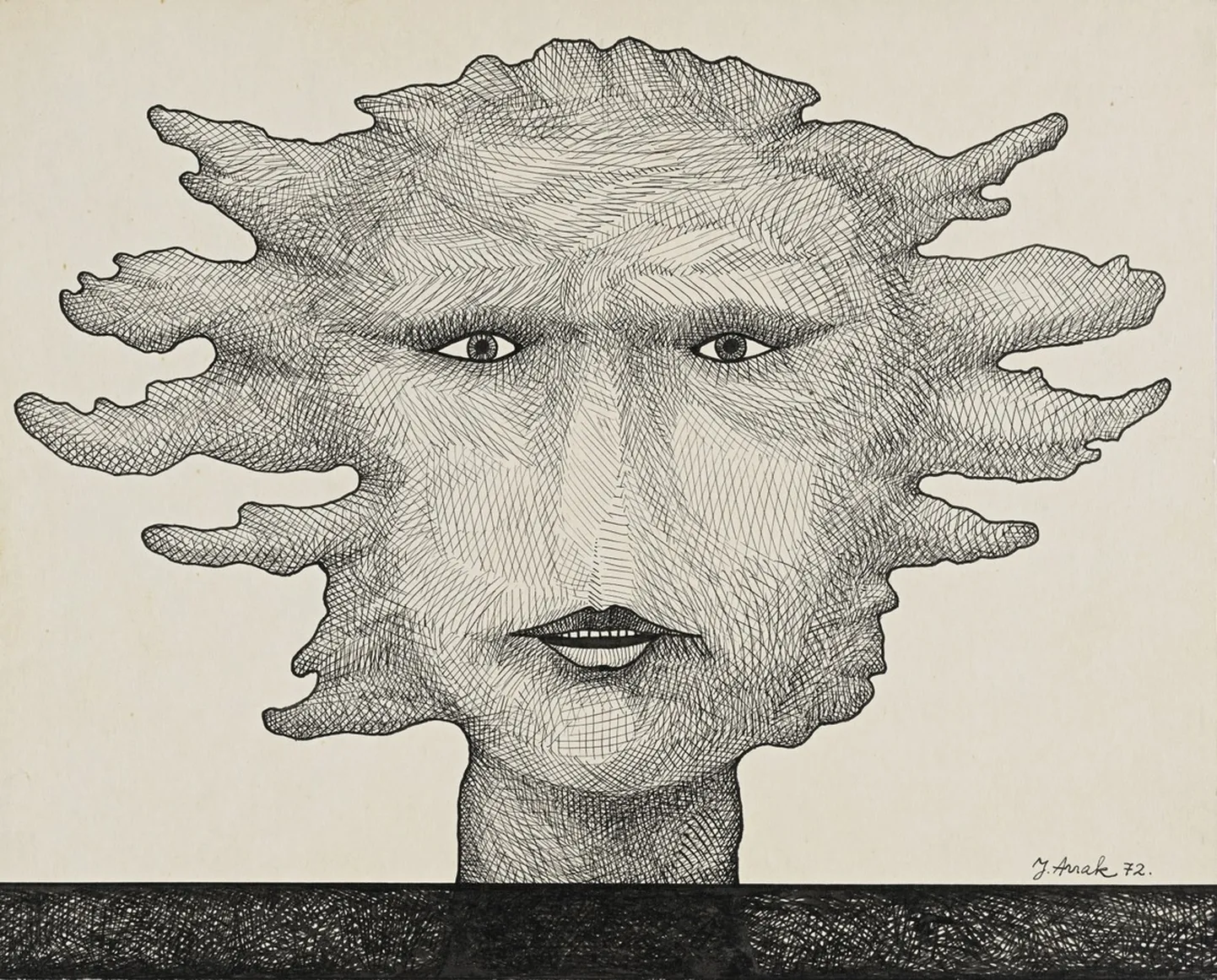 Jüri Arrak. "Nägu". 1972. Margus Punabi kogust