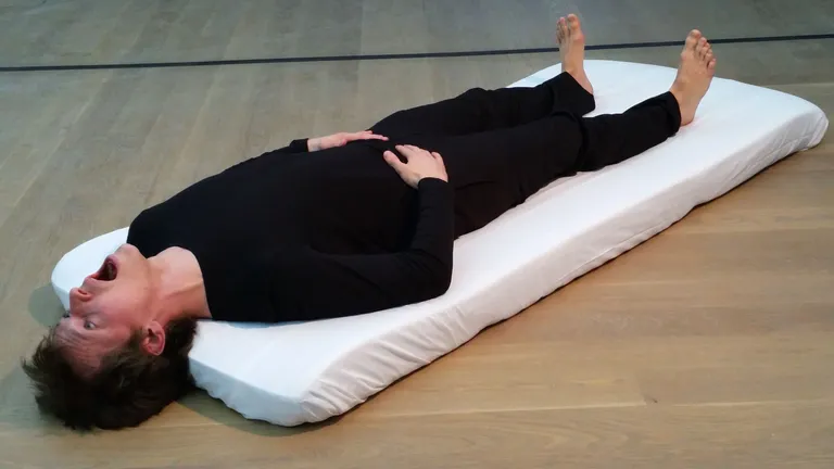 Marina Abramovići performanc'i «Freeing the Voice» taasesitamine (2017).