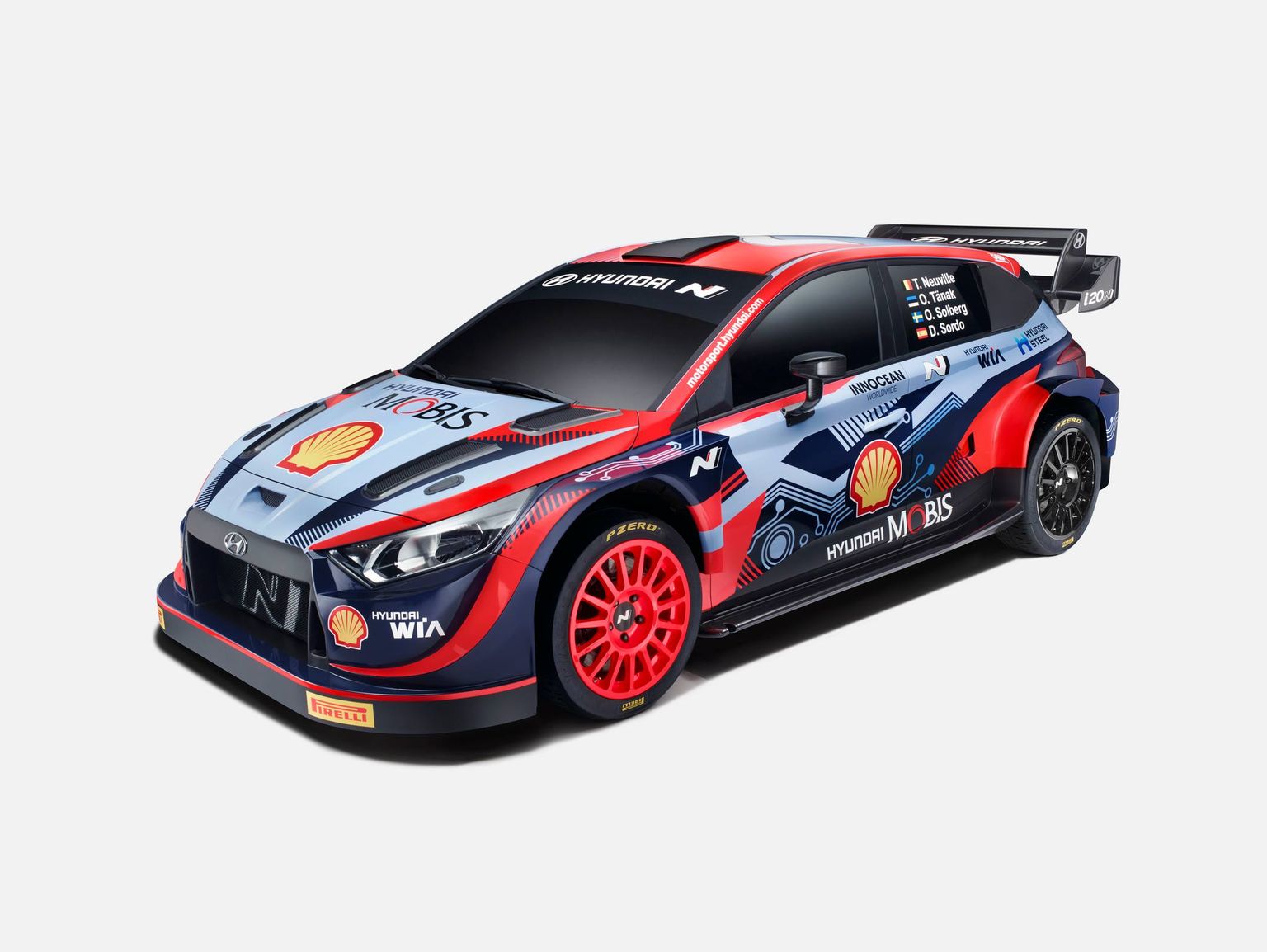 2022. aasta Hyundai WRC-auto.
